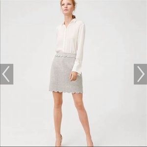 Club Monaco Grey meelo skirt